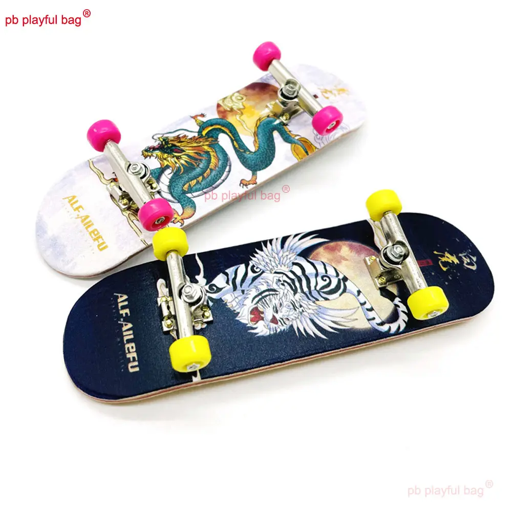 30*100mm Wooden Professional Finger Skate Boarding Maple Wood Fingerboard Novelty Party Gifts Children's Leisure Toy ZG334