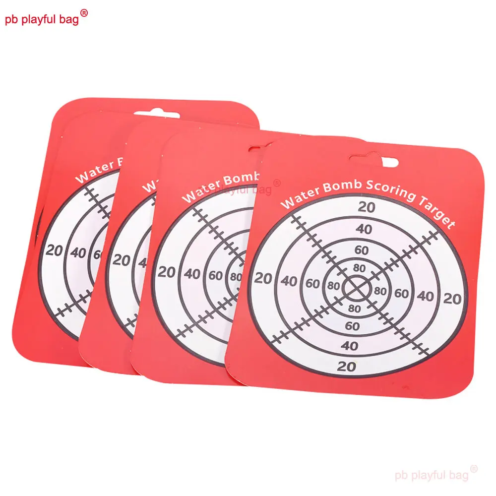 Outdoor Sports Gel Ball Toy Gun Training Target Paperr CS Game Equipment Toy Accessories Color Changing Scoring Target QG771
