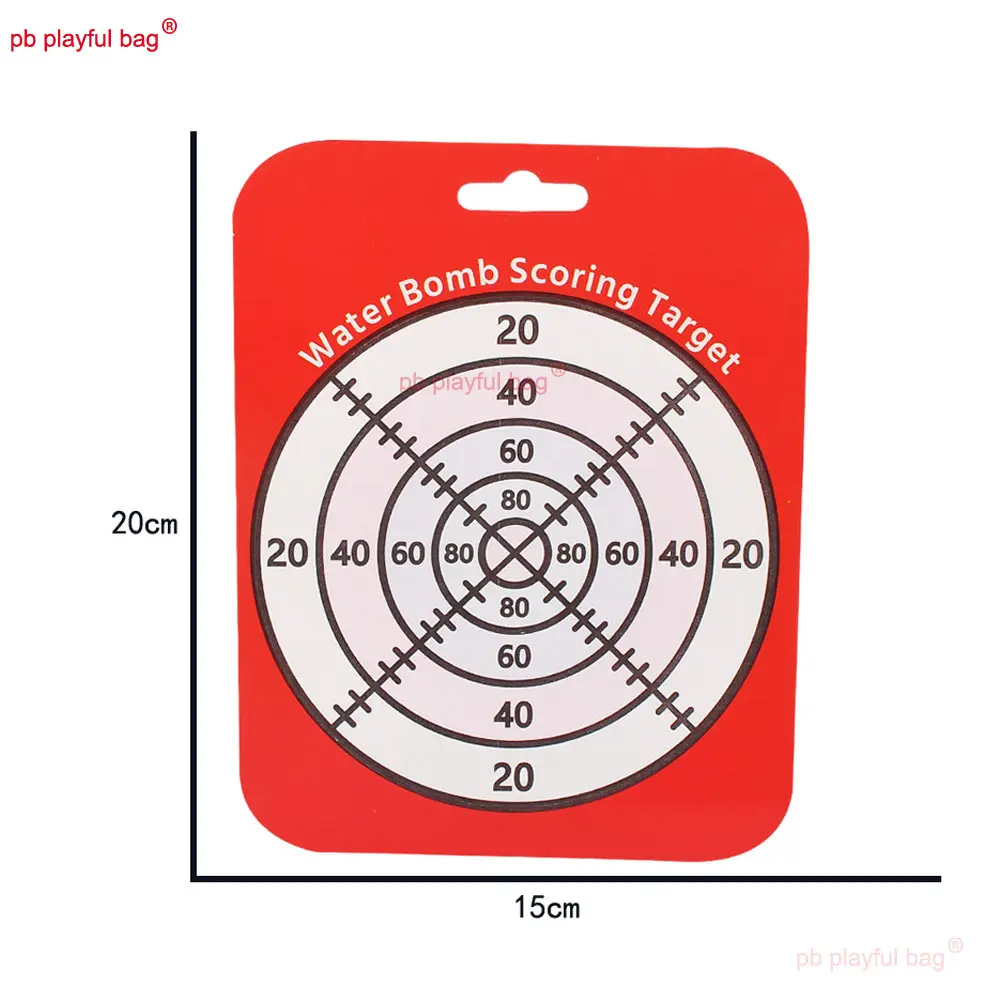 Outdoor Sports Gel Ball Toy Gun Training Target Paperr CS Game Equipment Toy Accessories Color Changing Scoring Target QG771