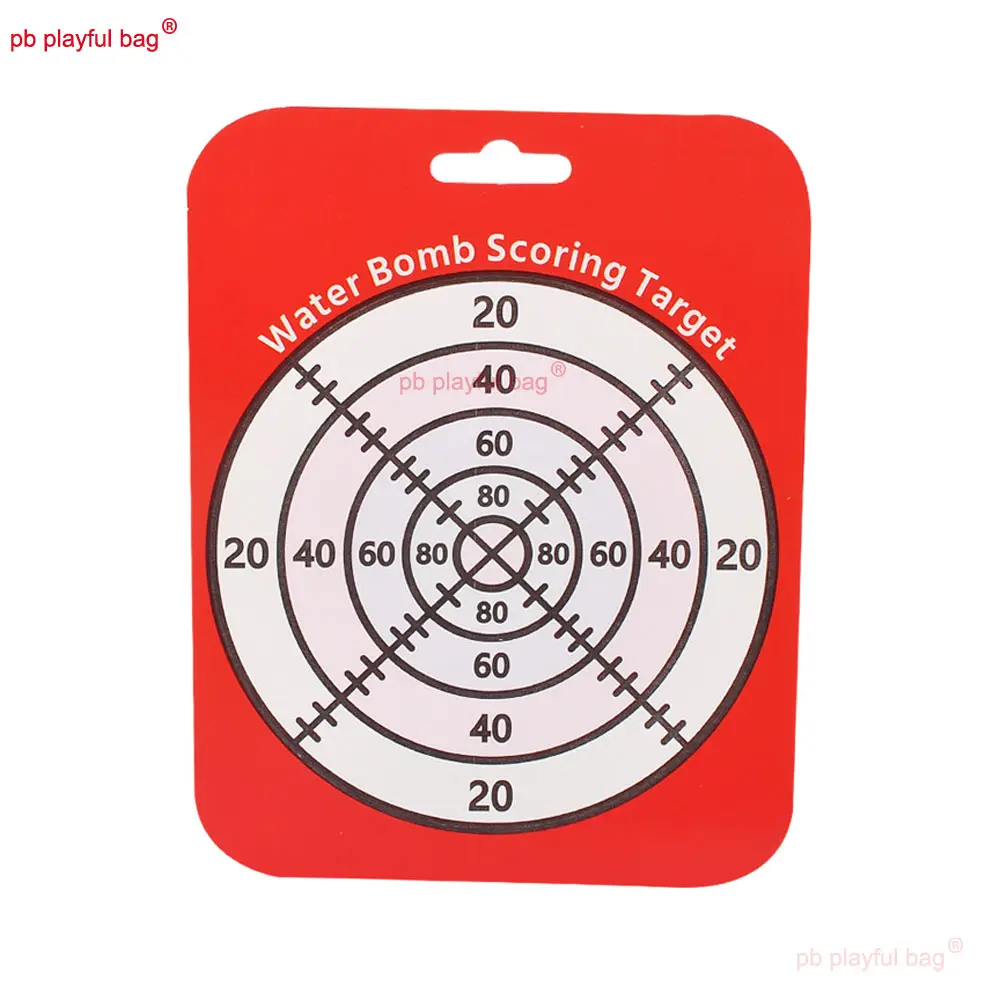 Outdoor Sports Gel Ball Toy Gun Training Target Paperr CS Game Equipment Toy Accessories Color Changing Scoring Target QG771