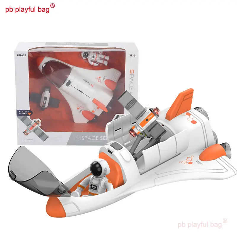 Spaceship Spray Aviation Aircraft Model Light Sound Spray Early Education Space Shuttle Kids Toys Christmas Gifts UG162