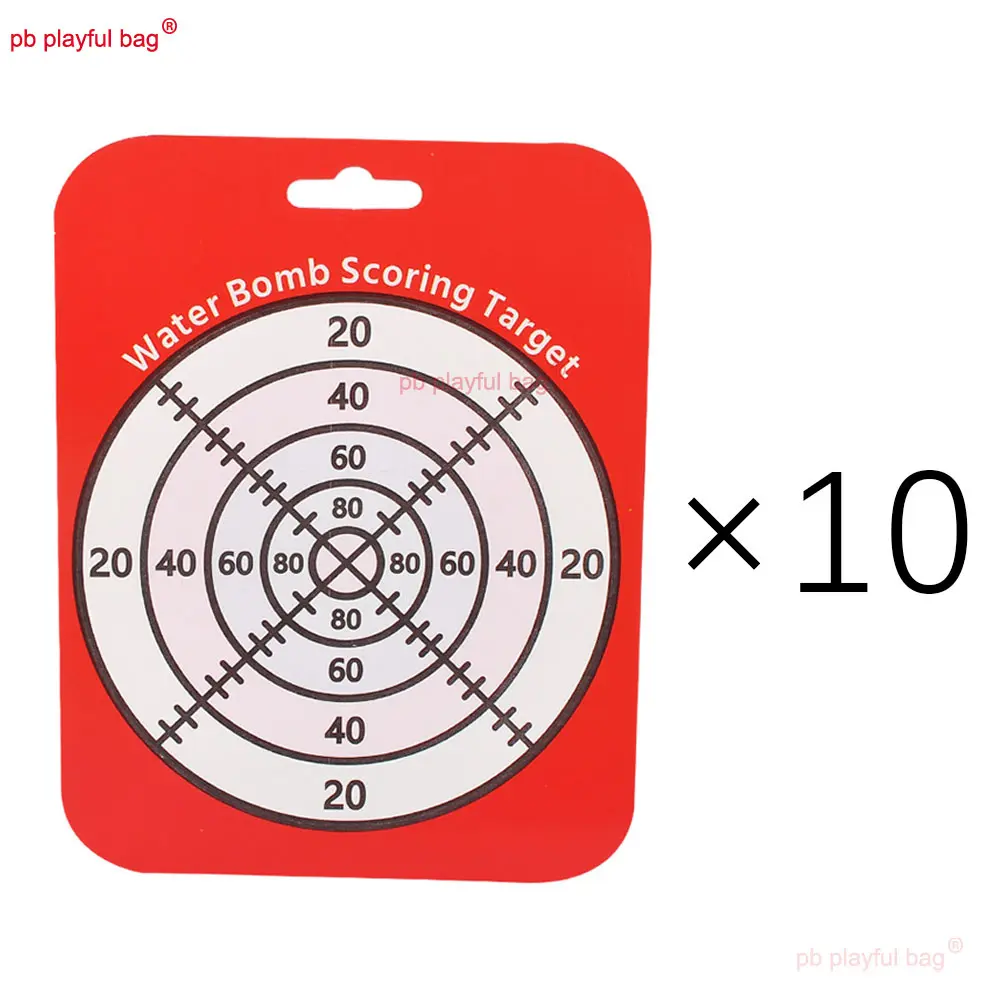 Outdoor Sports Gel Ball Toy Gun Training Target Paperr CS Game Equipment Toy Accessories Color Changing Scoring Target QG771