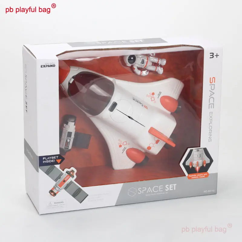 Spaceship Spray Aviation Aircraft Model Light Sound Spray Early Education Space Shuttle Kids Toys Christmas Gifts UG162