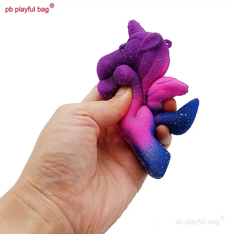 Kawaii Flying Horse Unicorn Squishy Slow Rising Squeeze Pu Material Release Pressure Toys Cartoon Kids Christmas Gifts ZG132