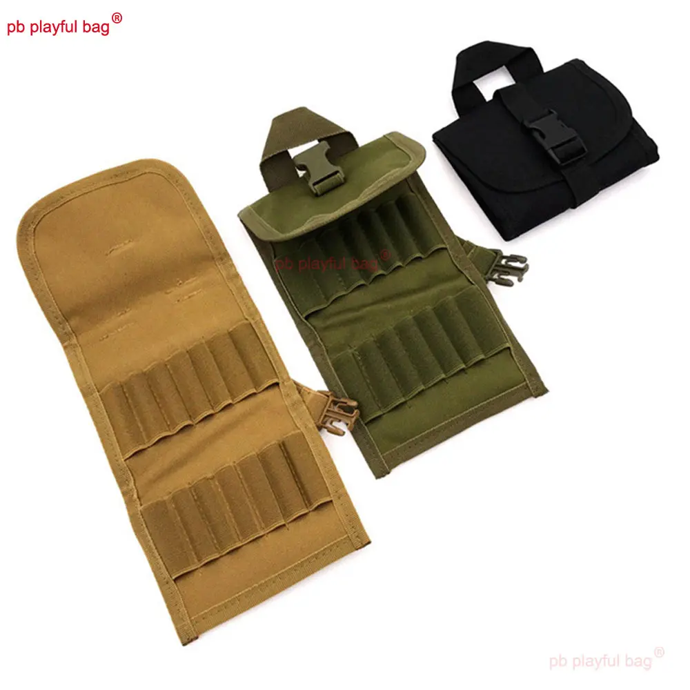 Outdoor Sports MOLLE Magazine Bag Folding 14 Hole Bullet Storage Box Adult Leisure CS Games Toy Accessories QG589