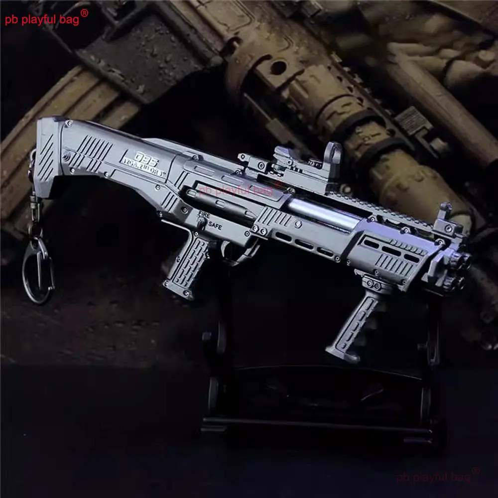 15CM DBS Alloy Model Metal Toy Gun Pendant Keychain Game Peripheral Decoration Crafts Action Figure Kids Gifts ZG399