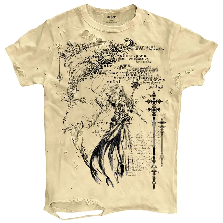 Vintage Ripped T Shirts Men Streetwear Harajuku Hip Hop Graphic T-shirts Summer Casual Short Sleeve Tee Tops Tshirt