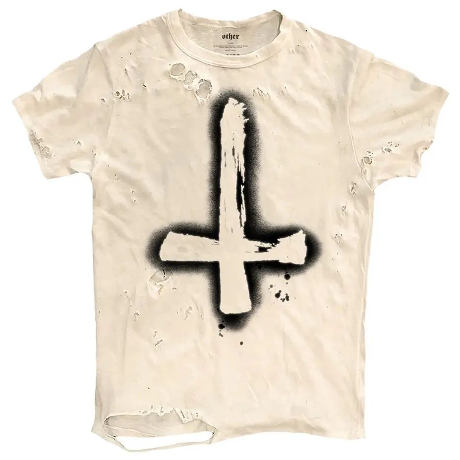 Vintage Ripped T Shirts Men Streetwear Harajuku Hip Hop Graphic T-shirts Summer Casual Short Sleeve Tee Tops Tshirt