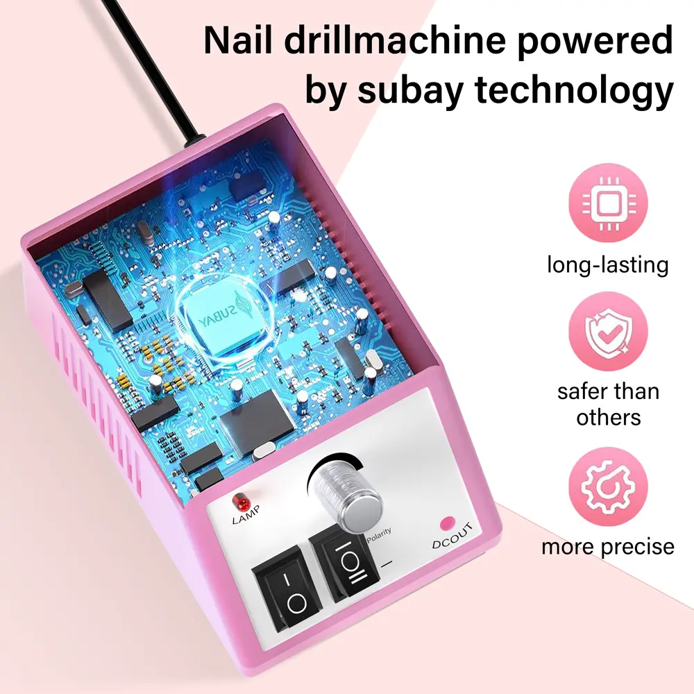 LINMANDA 20000 RPM Manicure Drill Machine Set Electric Nail Drill Machine Gel Polish Remover Portable Nail Polisher Equipment