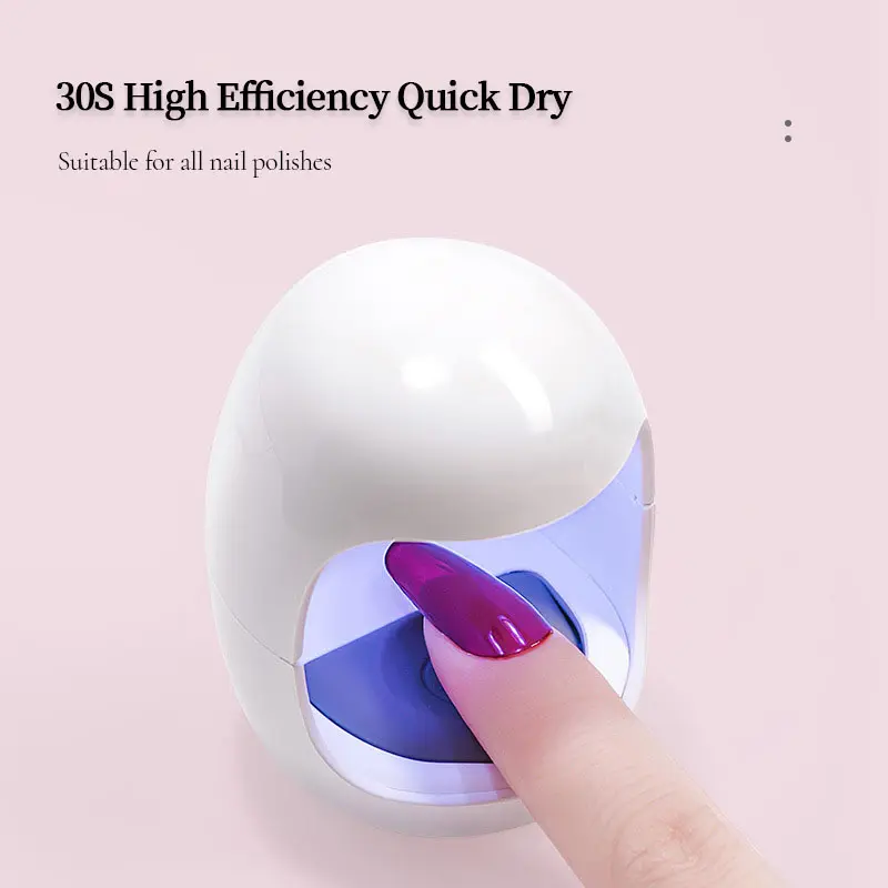 LINMANDA USB Powered Mini LED Nail Lamp Portable UV Curing Lamp for Gel Polish Compact Design Perfect for Home Manicure