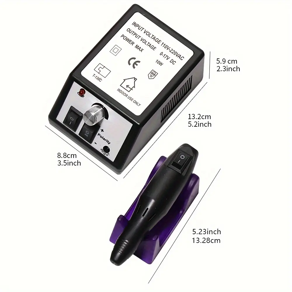 LINMANDA 20000 RPM Manicure Drill Machine Set Electric Nail Drill Machine Gel Polish Remover Portable Nail Polisher Equipment