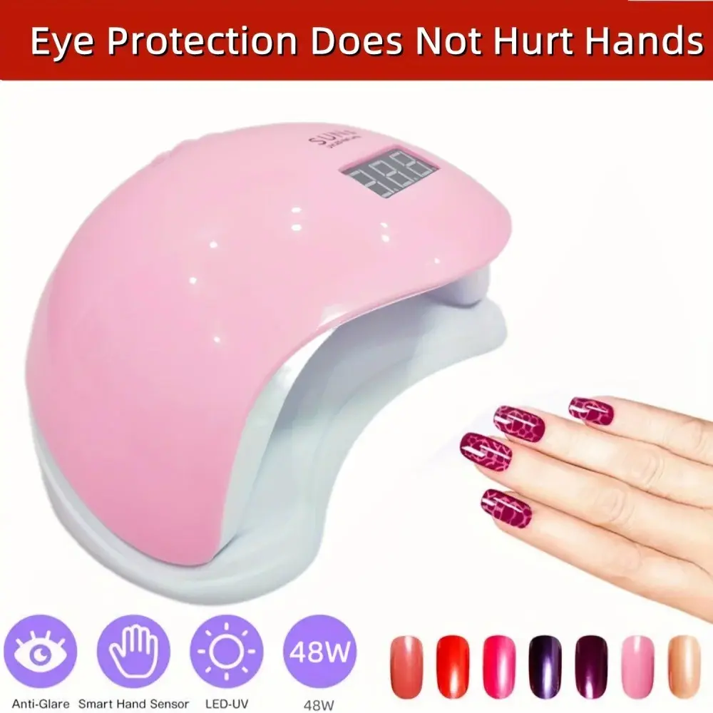 LINMANDA SUN5 48W LED UV Lamp for Nails Drying All Gel Professional Nail Art Tools Accessories for Fingernail Toenail Salon