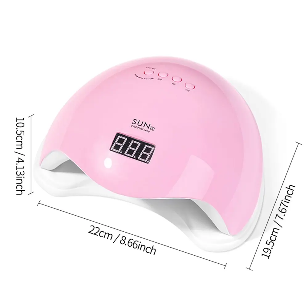 LINMANDA SUN5 48W LED UV Lamp for Nails Drying All Gel Professional Nail Art Tools Accessories for Fingernail Toenail Salon
