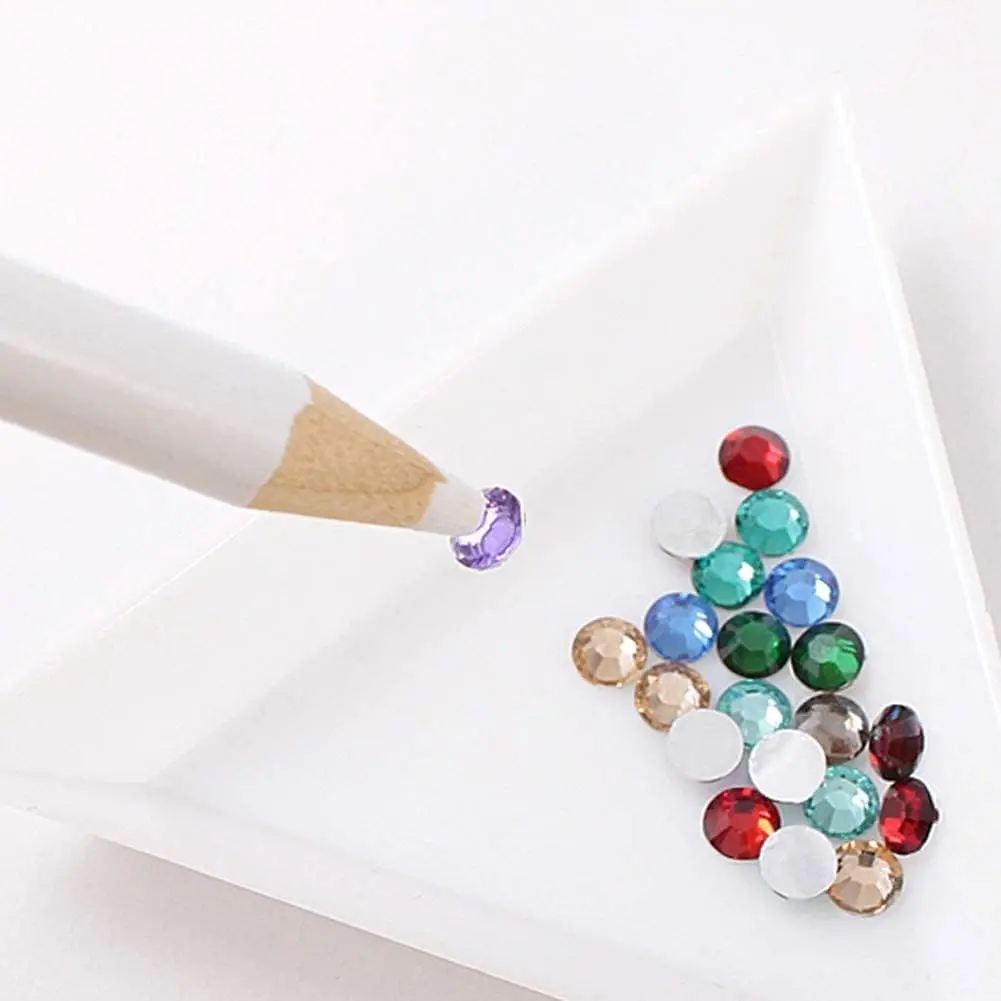 LINMANDA 5/10Pcs DIY Manicure Drill Pen White Pointed Pens for Easy Application present for Nail Enthusiasts Home and Salon Use