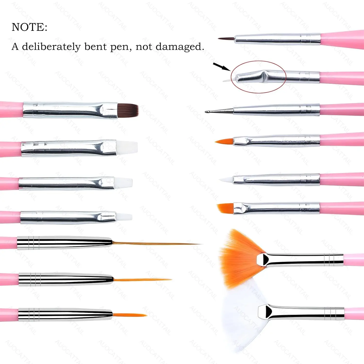 LINMANDA Nail Art Tool Set Nail Paint Brushes for Nail Detailing Brush Cleaning Fingernails Nail Dotting Tool for Home Salon DIY
