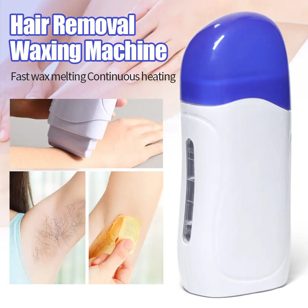 LINMANDA Hair Removal Wax Warmer for Hair Removal for Leg Body Arm Bikini Area Wax Roller Warmer Waxing for Travel Home Use