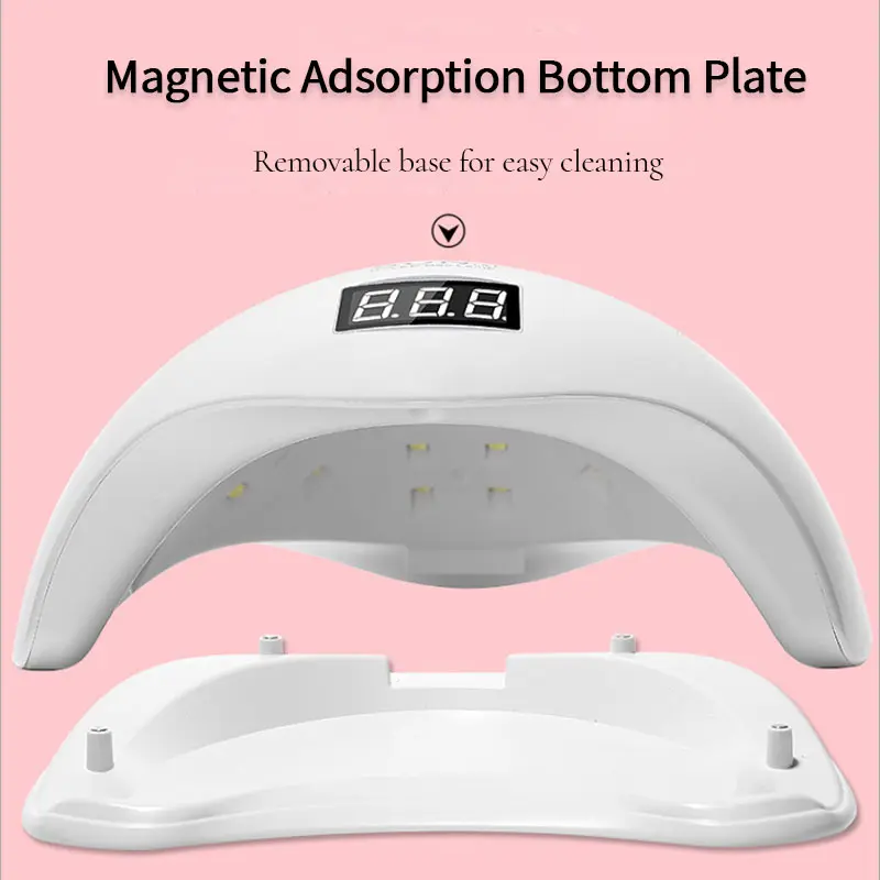 Nail Dryer Gel Nail Polish Curing LED UV Light With 4 Timers Automatic Sensor LCD Display Professional Nail Art Tools Accessorie
