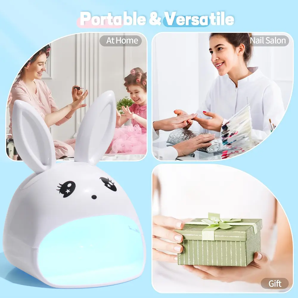 LINAMNDA Animal Nail Lamp Single Finger Phototherapy Machine Nail Dryer Manicure Tools Nails Art UV Gel Polish Drying USB Lamp
