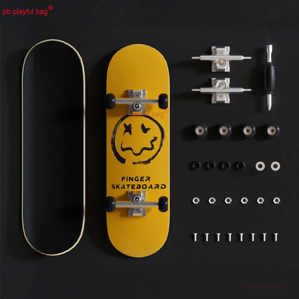 Mini Fingertip Puzzle Toys Wooden Professional Finger SkateBoard Novelty Children's Toys Leisure Party Gifts ZG333