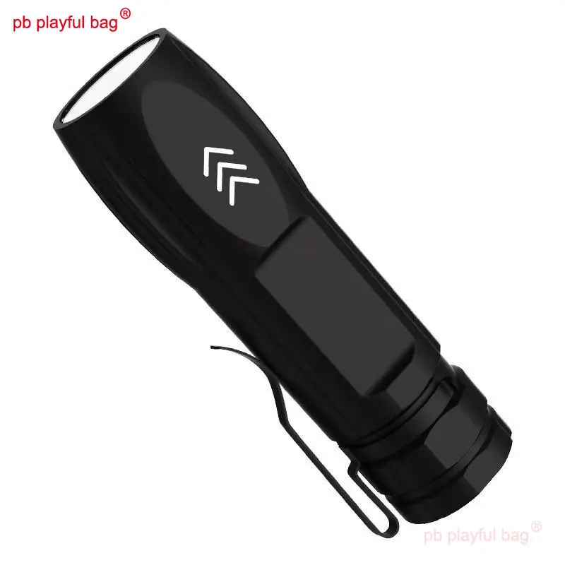 Portable USB Rechargeable LED Flashlight Aluminum Alloy Outdoor Mini Flashlight Strong Light Sport Camping Travel Equipment RG15