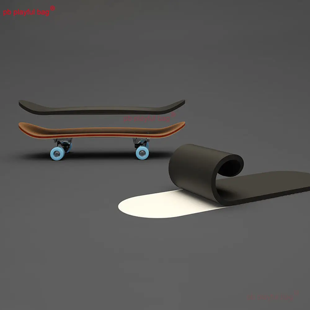 Mini Wooden Skateboard Leisure Fingertip Toys Fingerboard Five Layer Maple Wood Cartoon Pattern Kids Gifts Bearing Alloy ZG332