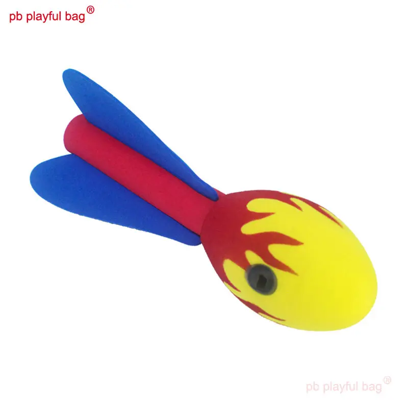 Outdoor Kids Educational Sports Toys Throw Rocket EVA Foam Hand Throwing Missile Kids Training Gift Parent Child Toys TG34