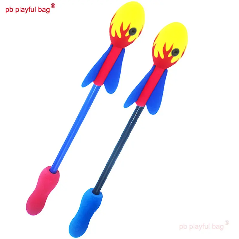 Outdoor Kids Educational Sports Toys Throw Rocket EVA Foam Hand Throwing Missile Kids Training Gift Parent Child Toys TG34
