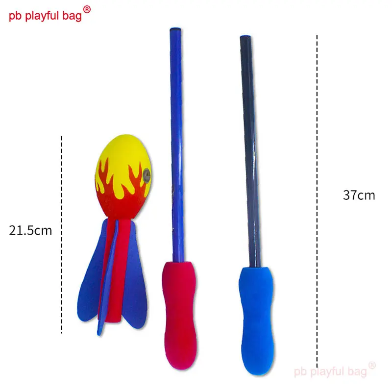 Outdoor Kids Educational Sports Toys Throw Rocket EVA Foam Hand Throwing Missile Kids Training Gift Parent Child Toys TG34