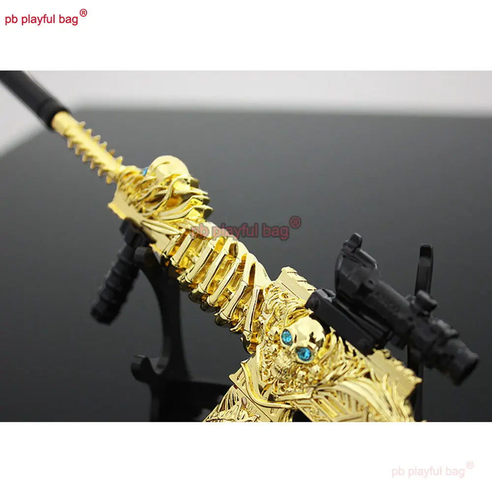 24cm M416 Rifle Metal Toy Gun Model CS Game Peripheral Keychain Backpack Pendant Action Figures Collect Kids Toy Gift ZG403