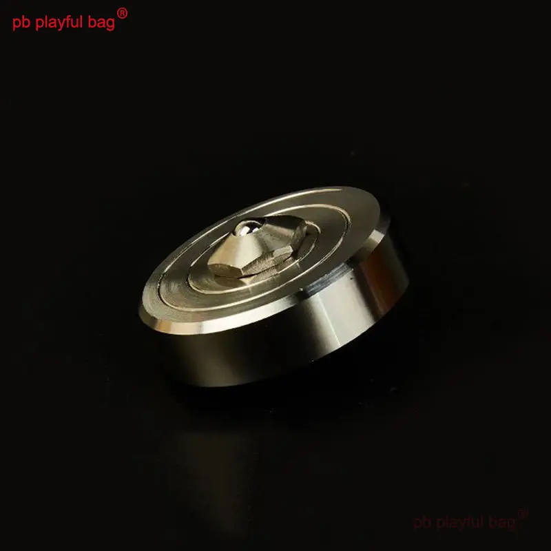 Double-Sided Water Ripples Fingertip Gyro Anxiety relief Office Desktop Toy Anxiety Stress Relief Adult Metal Spinner ZG136