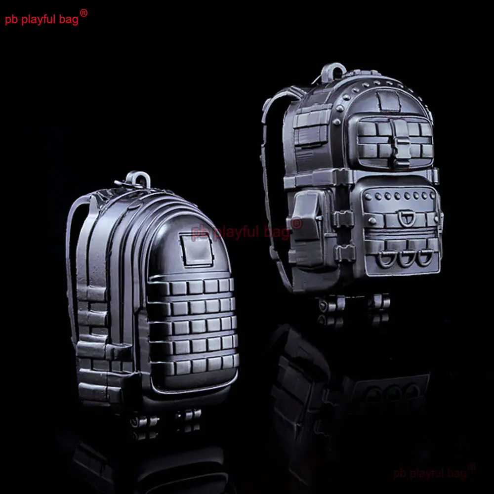 New Backpack Keychain Metal Grade 3 Backpack 7cm CS Game Action Figures Decoration Model Backpack Pendant Kids Toy Gift ZG401