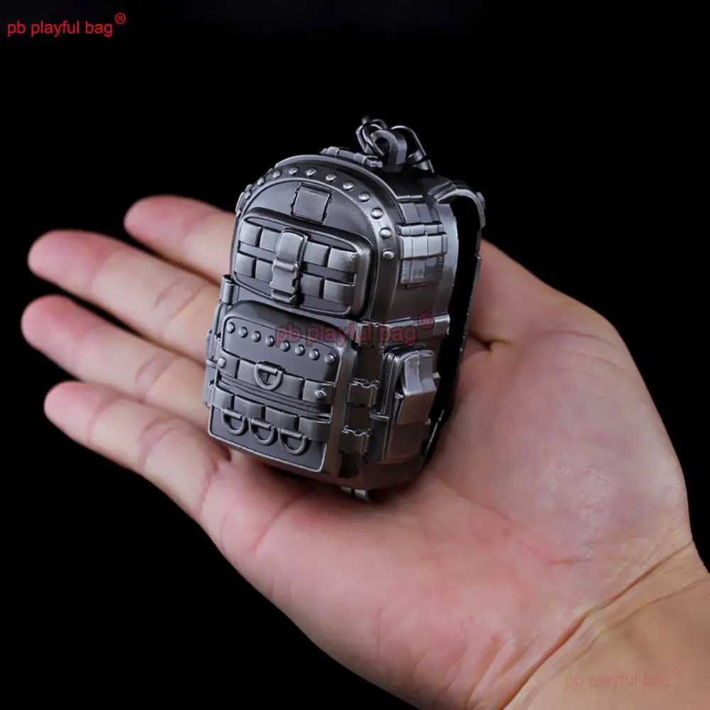 New Backpack Keychain Metal Grade 3 Backpack 7cm CS Game Action Figures Decoration Model Backpack Pendant Kids Toy Gift ZG401