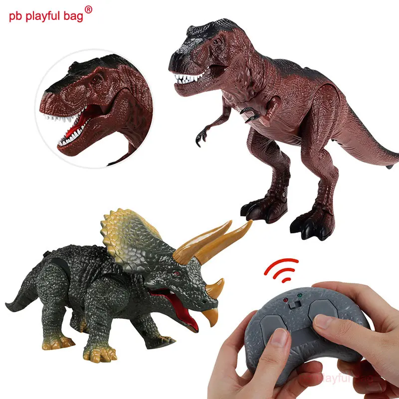 Electric Mobile Remote Control Toys Infrared RC Simulated Tyrannosaurus Rex Triangle Dragon Model Kids Toys Creative Gifts VG18