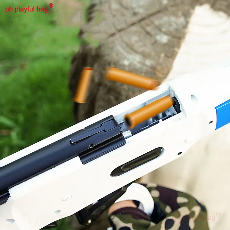 PB Playful Bag Outdoor sport EVA soft bullet Clever tiger M1897 toy bullet shells 98K M40A6 CS Game Toy accessories IG26