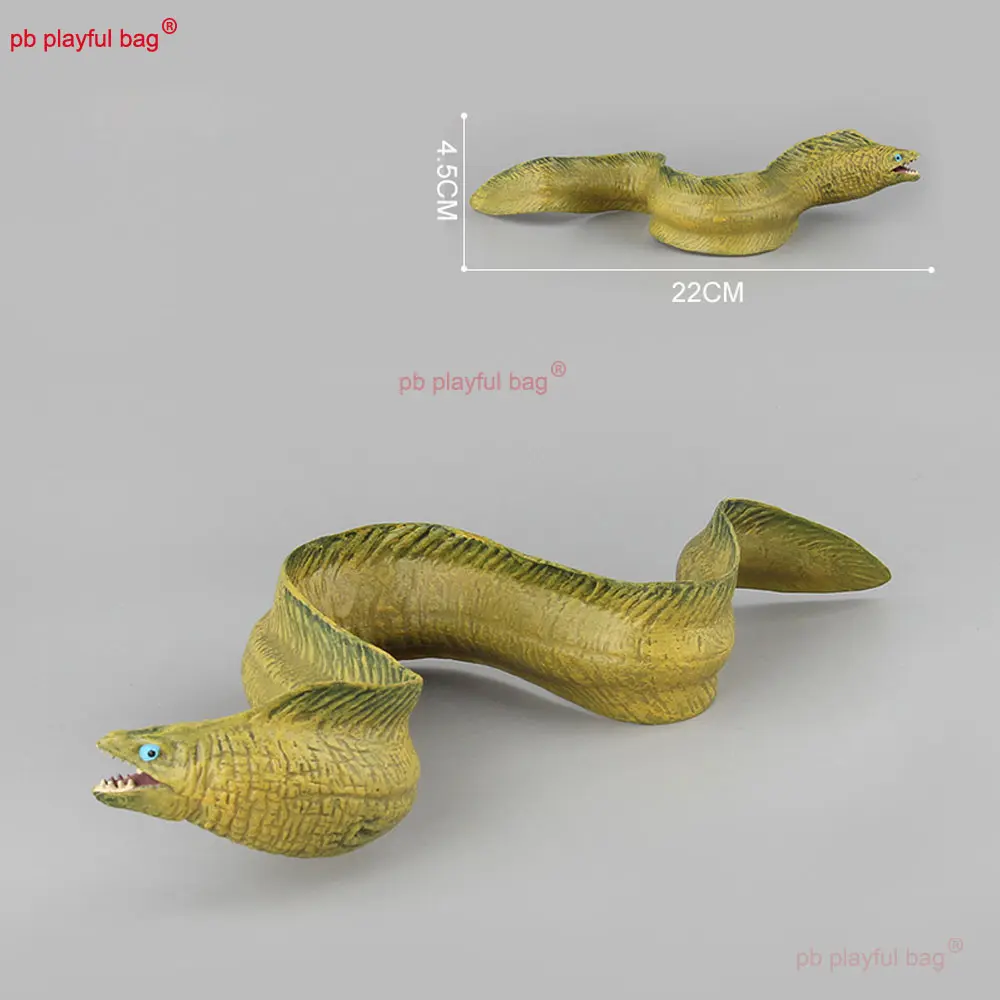 Simulated Marine Organisms Eel Fish Swordfish Solid Underwater Animals Ornament Model Kids Toy Cognition Christmas Gifts ZG372