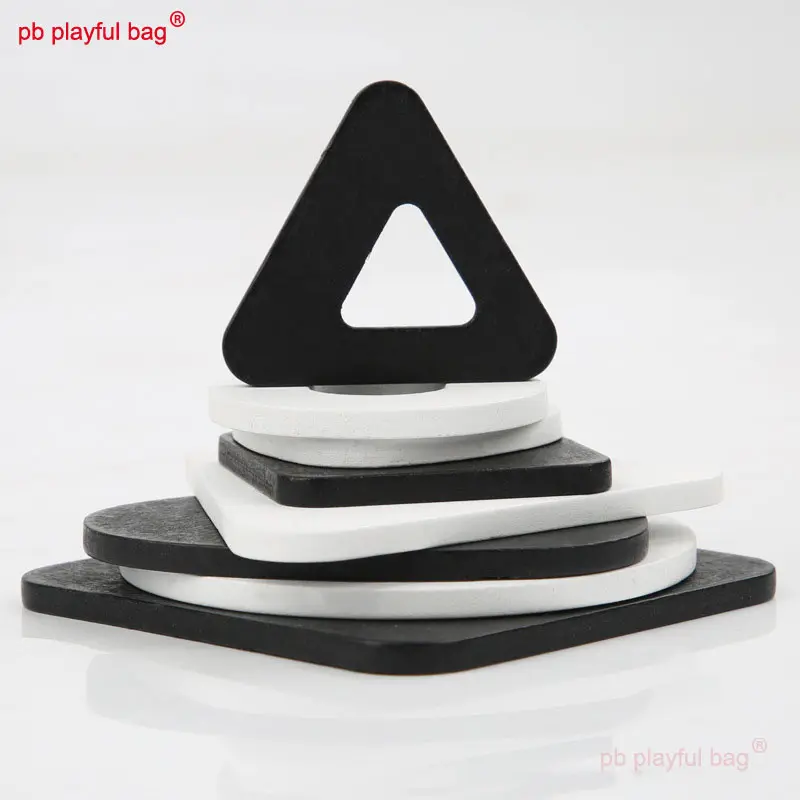Montessori Early Childhood Education Geometric jigsaw puzzle Wooden shape recognition board Puzzle toy kid Christmas gifts UG310