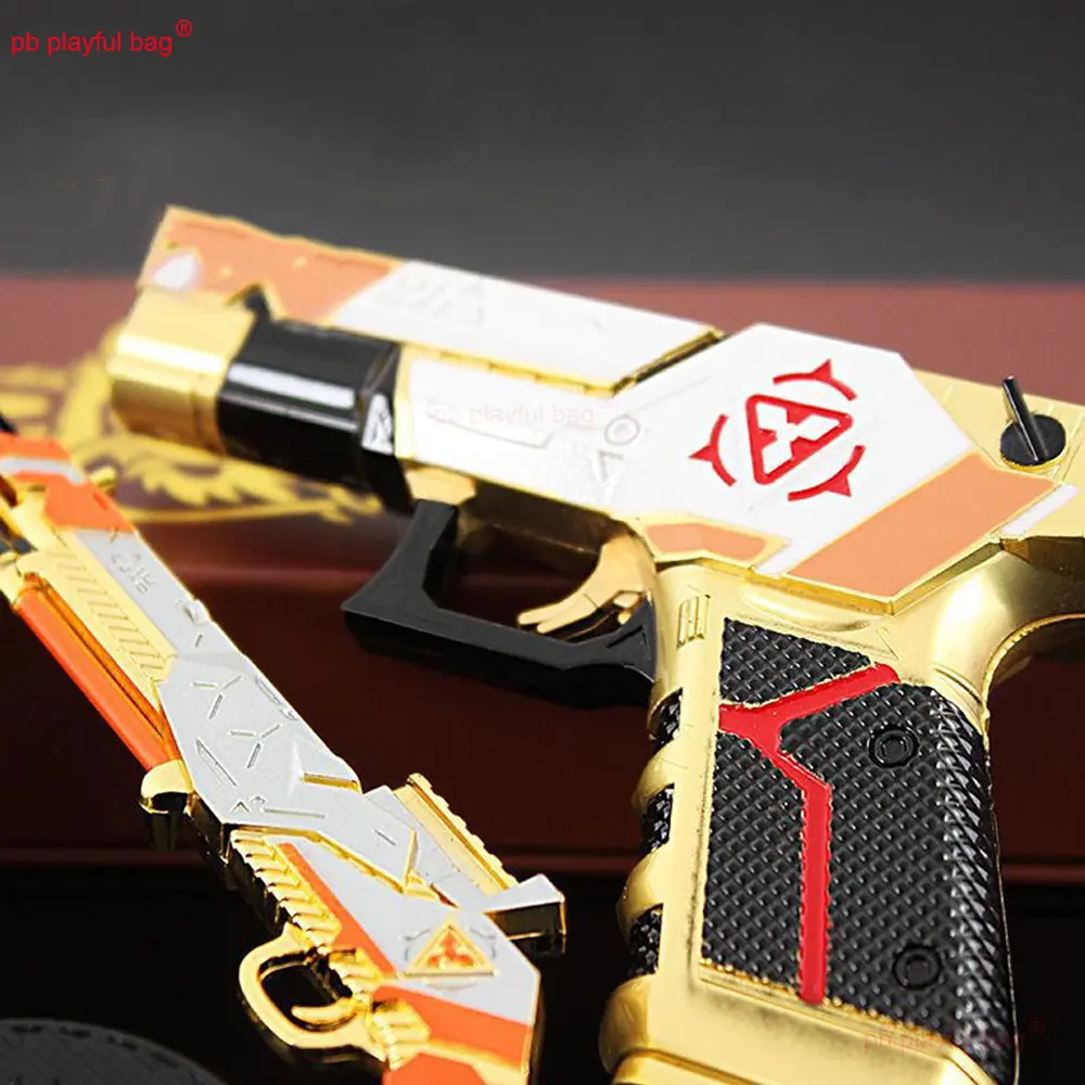 22cm DP28 P18C Keychain Model Metal Toy Gun Pan Figures Adult Collection Gift Box Three Piece Set CS Game Kids Toys ZG249