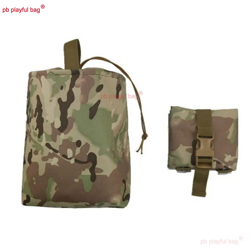 Outdoor Sports Tactical Folding Recycling Bag Toy Accessories Molle Accessory Hanging Bag CS Game Equipment Storage Bag QG582