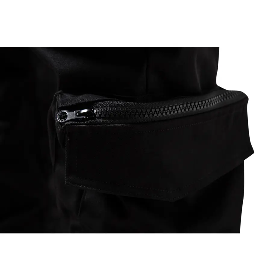 Fashion Ninja Pants Techwear Bandage Zipper Pockets Cargo Pants Joggers Men Black Hip Hop Streetwear Trousers