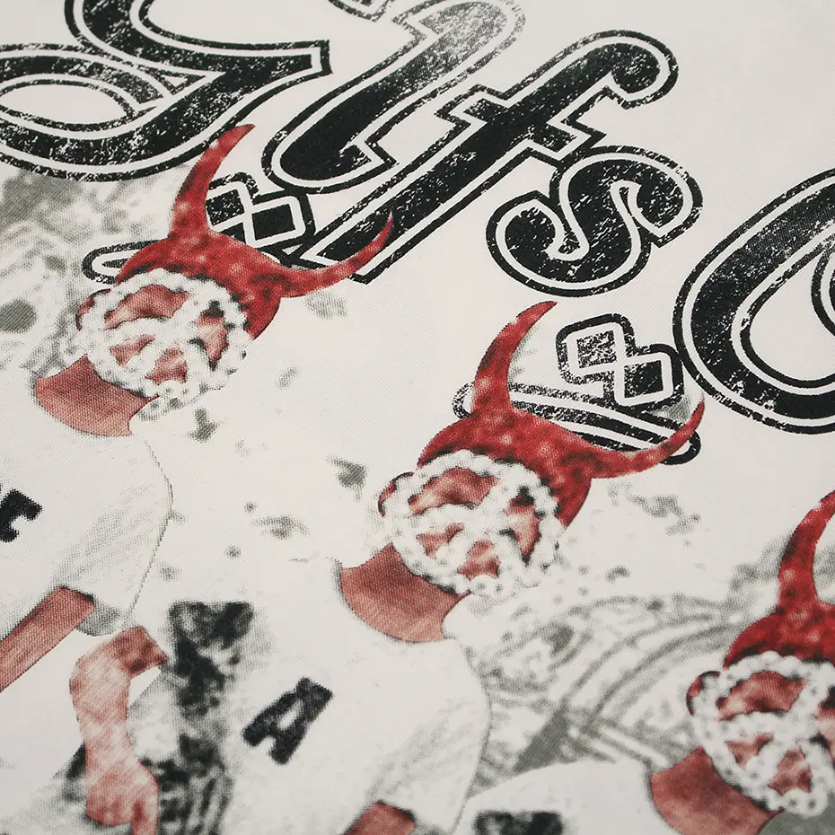 Streetwear Hip Hop Harajuku Oversized T-shirts Men Summer Casual Loose Tee Tops Vintage Graphic T Shirts