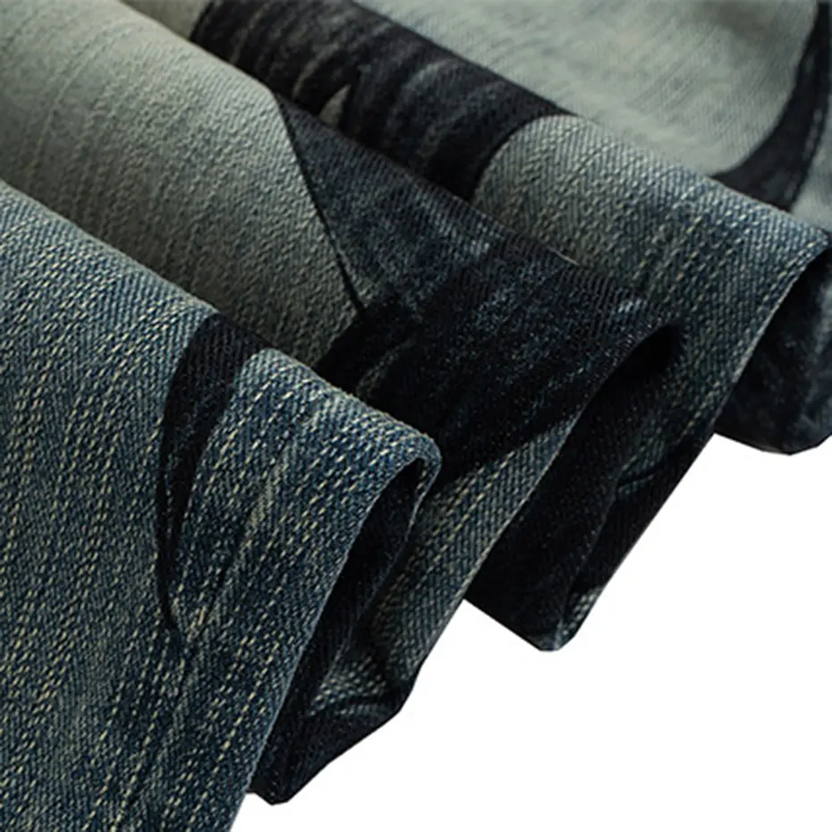 Vintage Baggy Jeans Men's Streetwear Harajuku Hip Hop Jeans Retro Blue Loose Straight Denim Pants