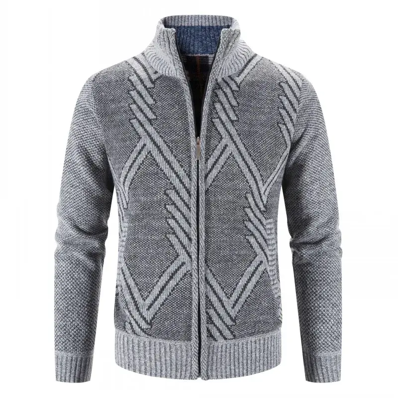 New Winter Men Cardigans Knitted Sweaters Male Thicker Warm Casual Sweatercoats Good Quality Male Slim Fit  Sweaters Size 3XL