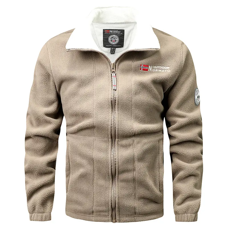 New Winter Men Fleece Warm Jackets Outdoor Coats Good Quality Men Winter Coats Stand Collar Fashion Loose Winter Parkas Size 3XL