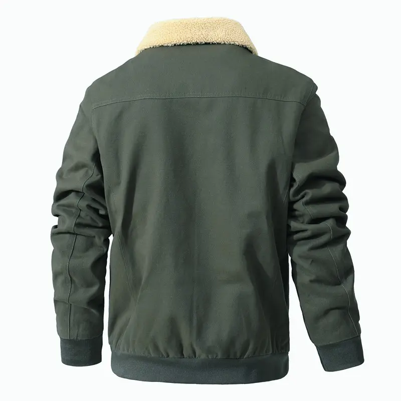 Men Fleece Winter Jackets Black Casual Warm Coats New Fashion Male Tooling Jackets Quality Winter Parkas Men's Clothing Size 3XL
