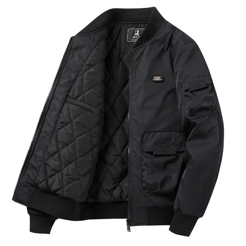 New Fashion Men Thicker Warm Winter Dowm Jackets Man Multiple Pockets Casual Cargo Jackets Male Loose Parkas Winter Coats 5XL