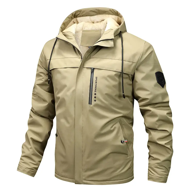 New Winter Men Fleece Warm Parkas Hooded Casual Winter Jackets Coats Good Quality Male Outdoor Large Size Warm Jackets Size 6XL