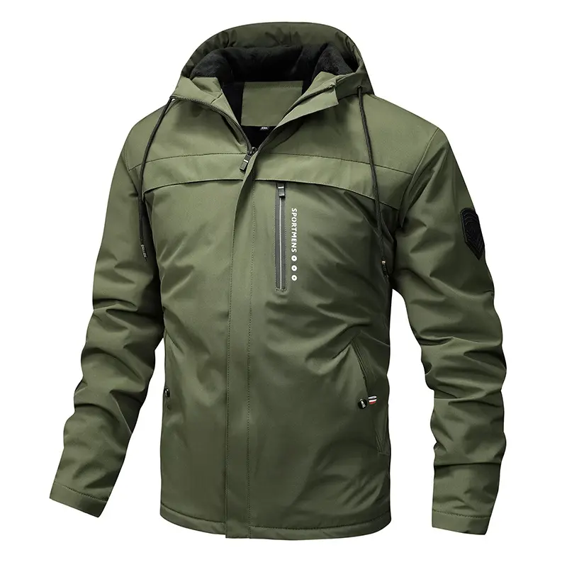 New Winter Men Fleece Warm Parkas Hooded Casual Winter Jackets Coats Good Quality Male Outdoor Large Size Warm Jackets Size 6XL