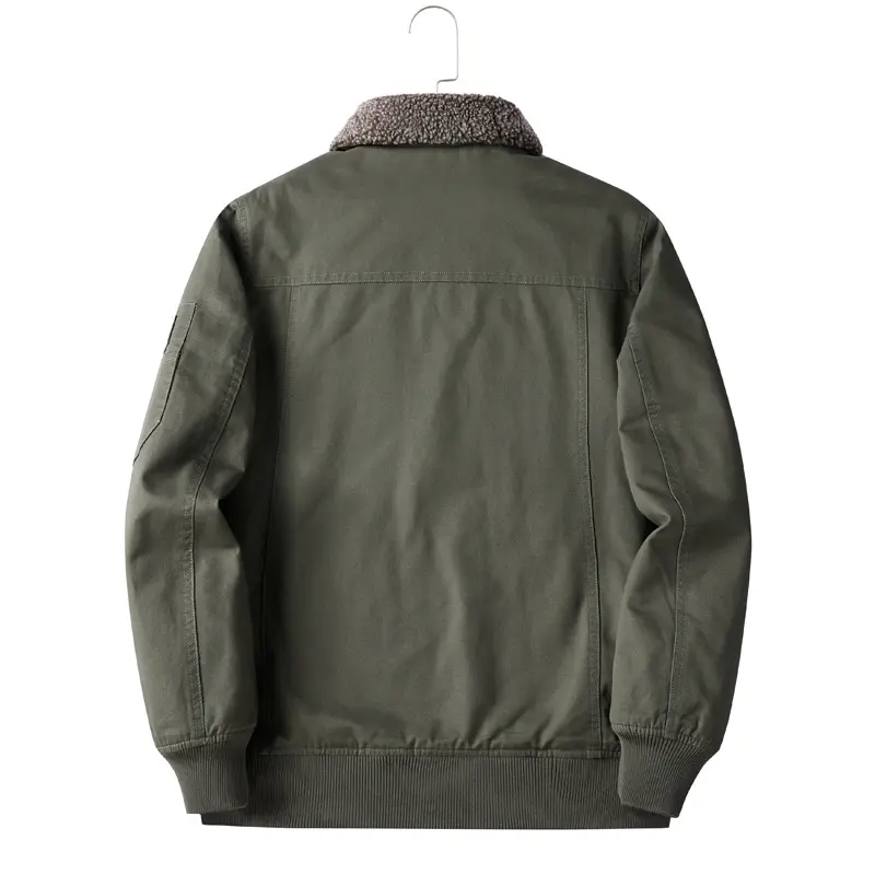 New Winter Men Fur Collar Down Jackets Fleece Coats Warm Cargo Parkas Quality Male Cotton Casual Jackets Winter Clothing Size 5X