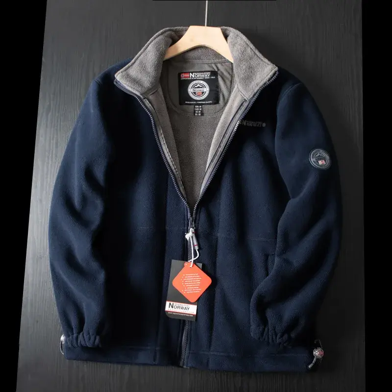 Men Fleece Winter Jackets Outdoor Warm Coats Good Quality Men Winter Coats Stand Collar Fashion Loose Winter Parkas Size 3XL