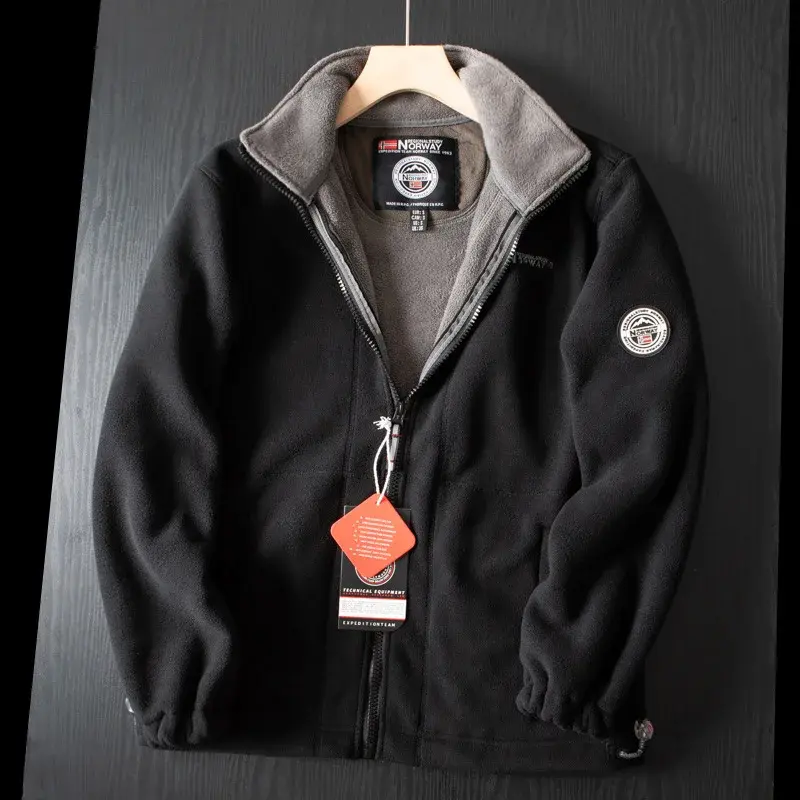 Men Fleece Winter Jackets Outdoor Warm Coats Good Quality Men Winter Coats Stand Collar Fashion Loose Winter Parkas Size 3XL